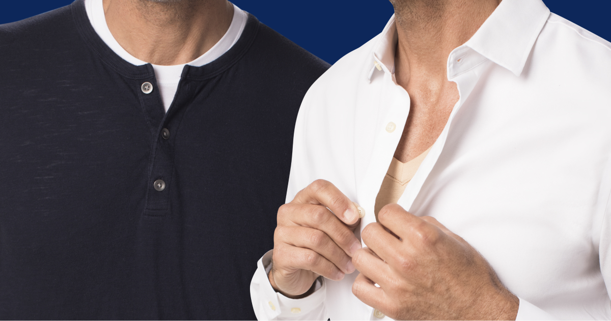 How to Wear Undershirt with Dress Shirt