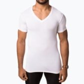 White V Neck Undershirt
