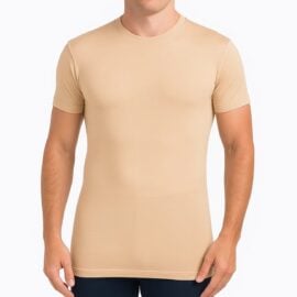 Beige-Crew-Neck-Front