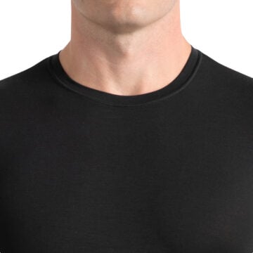 Black Crew Neck Undershirt // UnderFit
